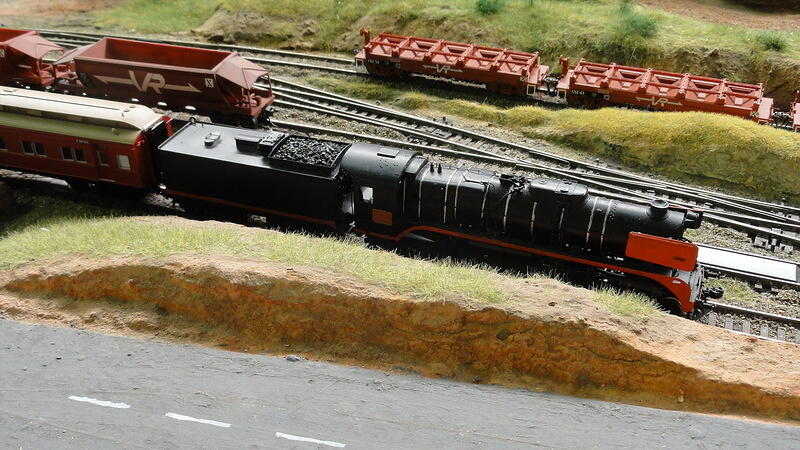 Somewhere Creek - Victorian Railways VR R Class Locomotive 1