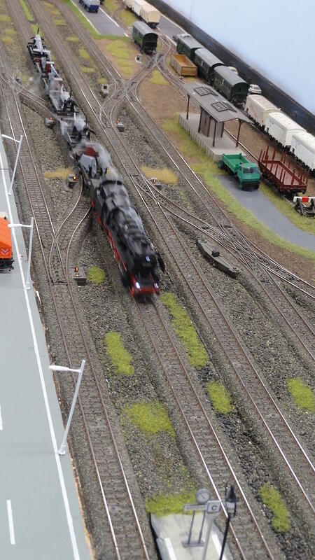 Somewhere in Baden-Wurtemberg - Steam Locomotive Hauling Aircraft Bodies