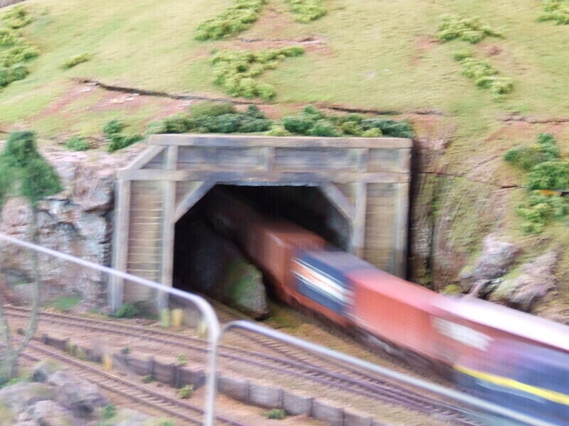 Train Exiting Tunnel on Tybrook