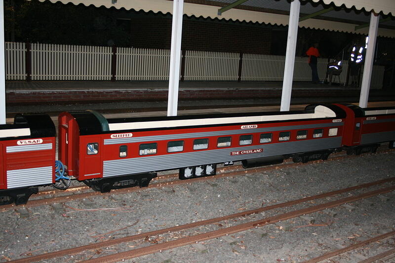 A Superbly Turned Out Overland Consist Awaiting Revenue Service at DVR
