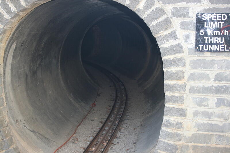 Looking into the Tunnel Mouth at DVR