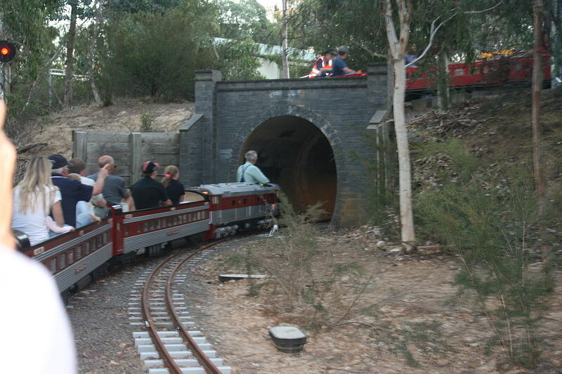 SAR 700 Class Locomotive Heads the Overland into the Tunnel