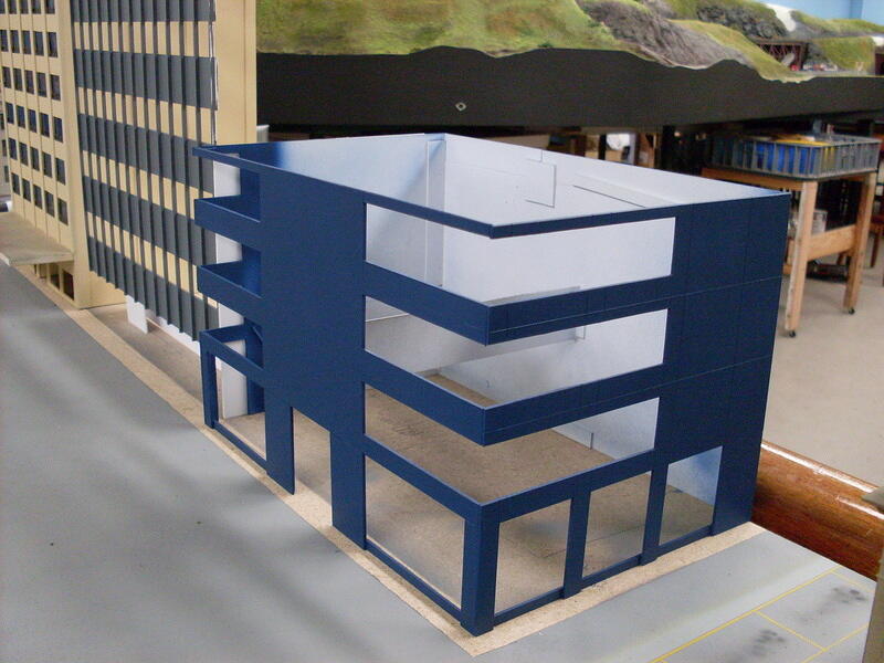 New Office Building The Glaziers Are Yet to do Their Fit