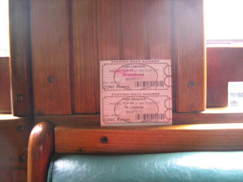 Puffing Billy Tickets