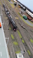 Somewhere in Baden-Wurtemberg - Steam Locomotive Hauling Aircraft Bodies