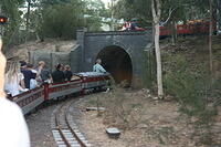 SAR 700 Class Locomotive Heads the Overland into the Tunnel