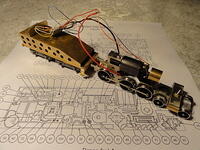 Chassis and Tender in Test Running Configuration - Fireman Side