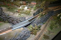 Laying of Bridge Track Across Bridge